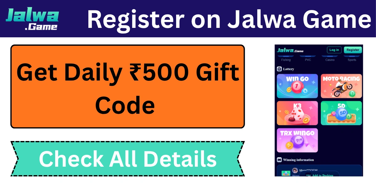 How to Register on Jalwa Game App